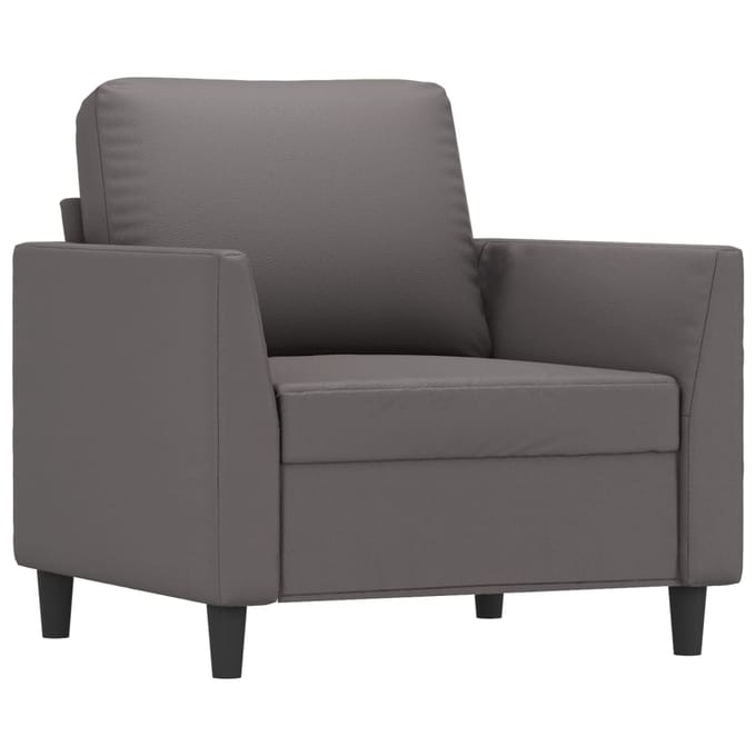 vidaXL - 4-delige - Loungeset - met - kussens - kunstleer - bruin