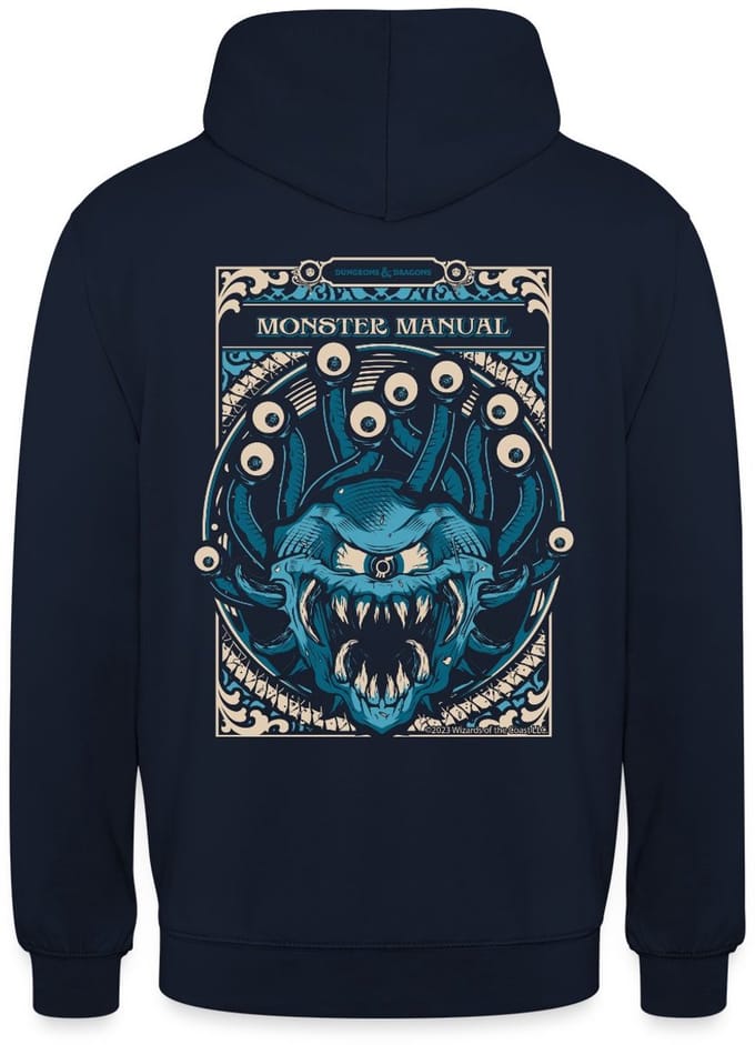 Dungeons And Dragons Monster Manual Met Beholder Hoodie Unisex