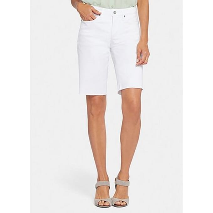 Boyfriend Short Wit Premium Denim | Optic White