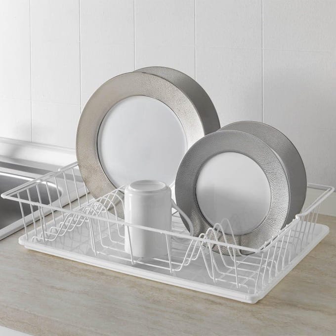 48x30x10 cm - Afwasmand Germatex met Deksel Cutlery basket