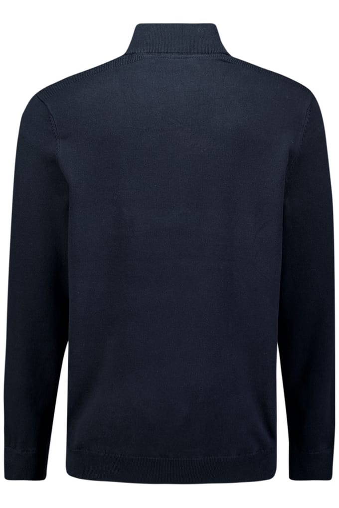 No Excess Pullover Half Zipper Solid Knit Night Größe: XXL | Turtlenecks Outlet | Herren | Schwarz