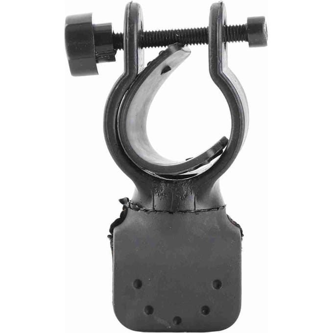 Support de Montage de Lampe de Poche Réglable Support de Lumière de Guidon Avant Multifonctionnel Pince de Lampe de Poche black