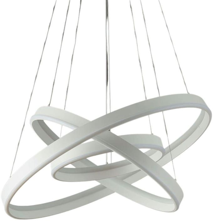 Kosilum - Nettuno - Hanglamp - Wit - Staal, aluminium en silicium