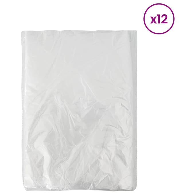 vidaXL - Stofblad - 12 - st - Transparant - 400 - x - 500 - cm - HDPE