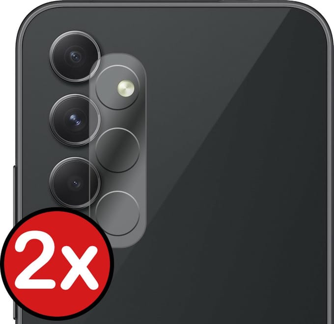 Camera Lens Protector - 2 Stuks - Geschikt voor Samsung Galaxy A14 - Camera Screenprotector - Beschermglas - Gehard Glas - Tempered Glass - Screen Protector