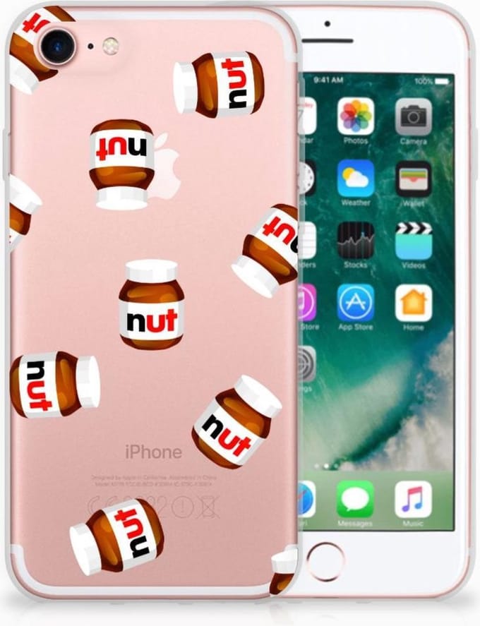 iPhone SE 2022 | SE 2020 | 8 | 7 Siliconen Case Nut Jar