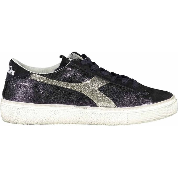 Diadora Montecarlo Glitter Vuil Dames Navy Sneakers