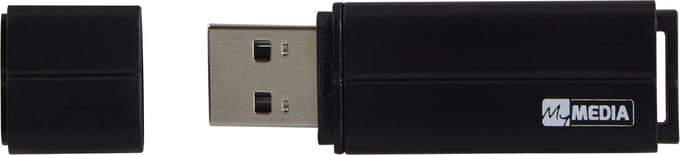 MyMEDIA My USB 2.0 Drive 8GB USB-stick 8 GB Zwart 69260 USB-A 2.0