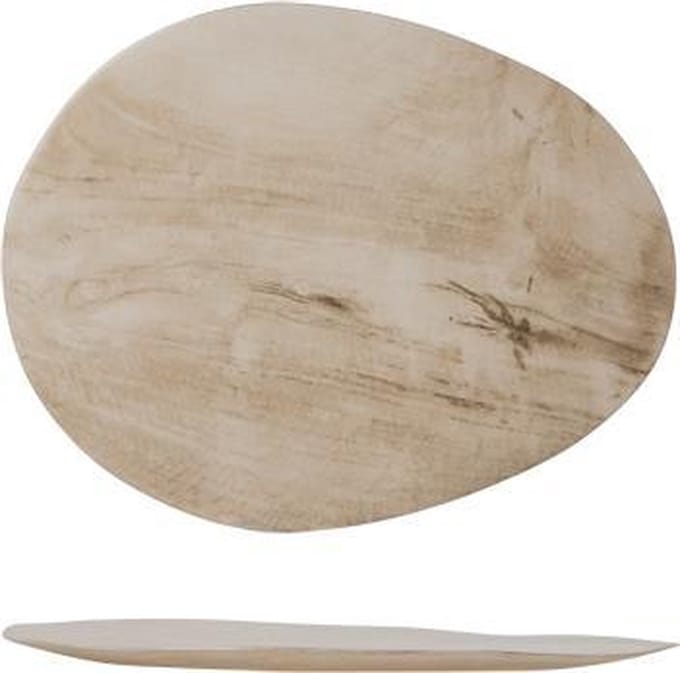 Cosy&Trendy Palissandro Bord - Ovaal - 31.8 cm x 25 cm x 2 cm - Set-2