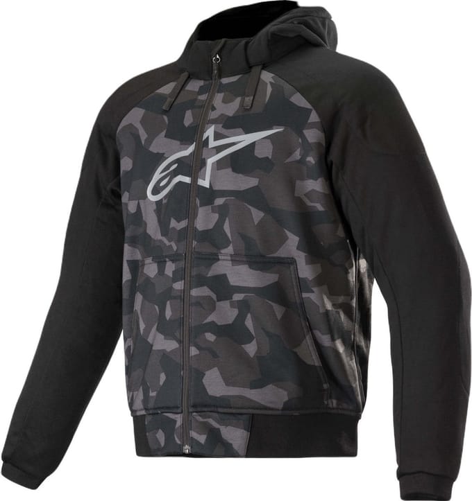 Alpinestars Chrome Camo Sport Motorfiets Zip Hoodie -