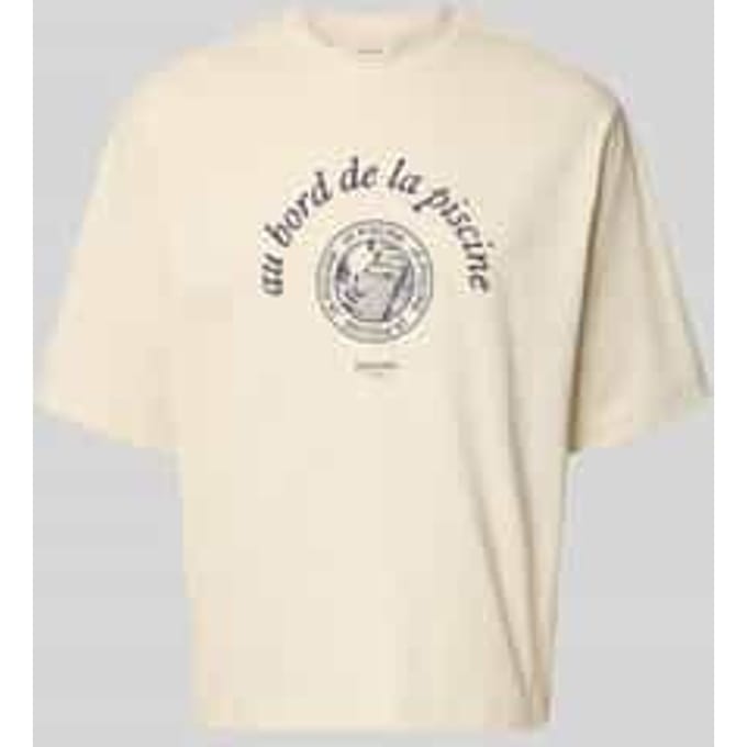 relaxed fit T-shirt van puur katoen model 'BOXYNORMAN GRAPHIC'