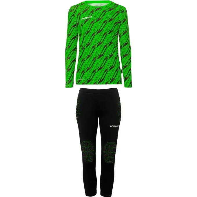 Uhlsport Progressive Goalkeeper Bundle Junior Fluo Green Black