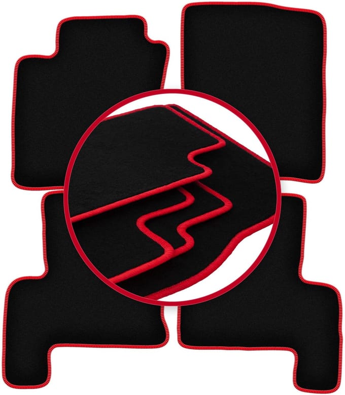 CARLUX-RED automatten voor: Suzuki Grand Vitara XL7 SUV (2002-2005)