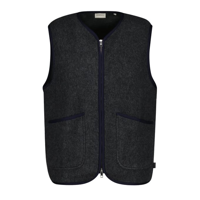 Mouwloos fleece Gant