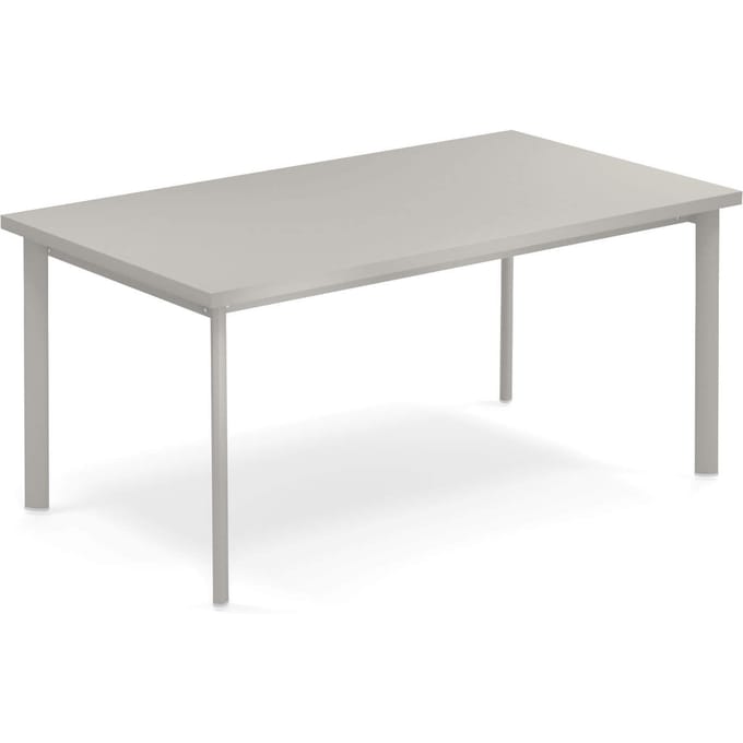 Emu Star tafel - cement - 160 x 90 cm