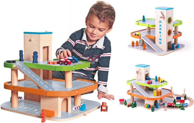 Woody garage hout met lift