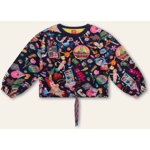 Oilily Hexima Sweater- maat98/3T Patriot Blauw