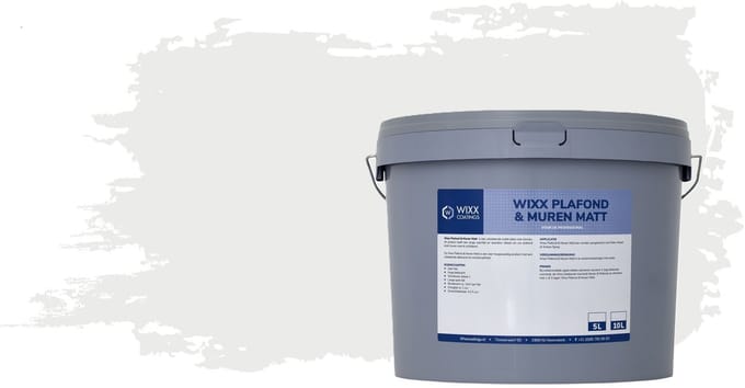 Wixx Plafond & Muren Matt - 5L - RAL 9003 Signaalwit