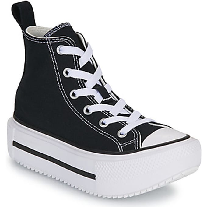 Converse CTAS Lift Double Stack Peuterschoenen - Zwart - Maat 29 - Canvas