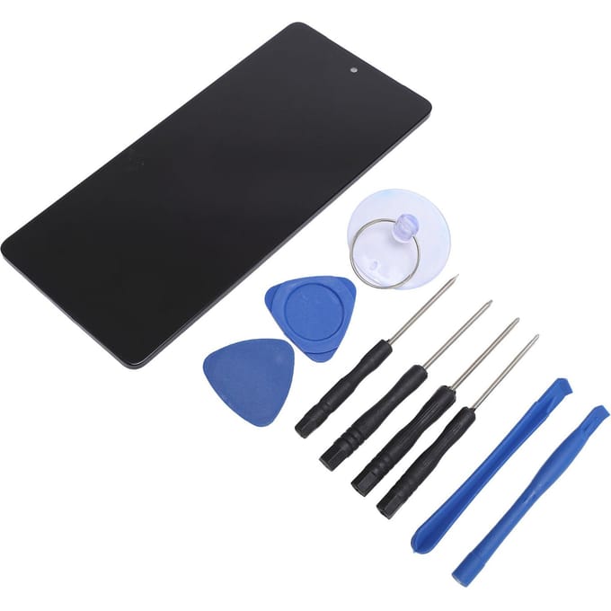 Écran tactile TFT de téléphone de remplacement Écran de téléphone Assemblage numériseur d'écran tactile avec outils de réparation black