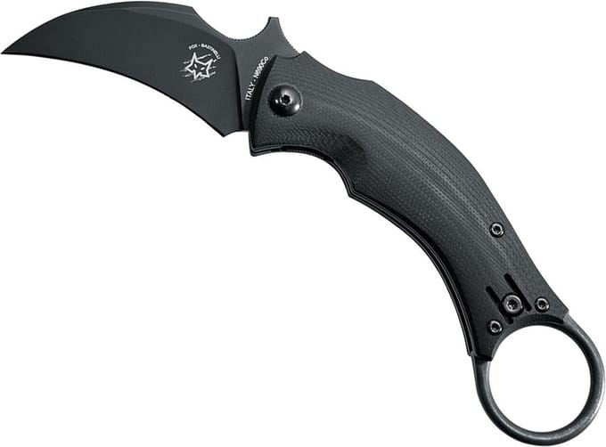 Fox black bird bastinelli karambit black