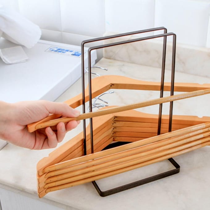 Multifunctioneel Draagbaar Strijkijzer Huishoudelijk Kledingrek Opbergrek Houder Standaard Organizer gray