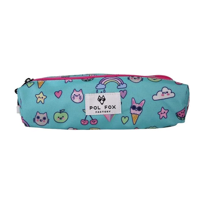 Dubbele etui voor meisjes Pol Fox Kawai