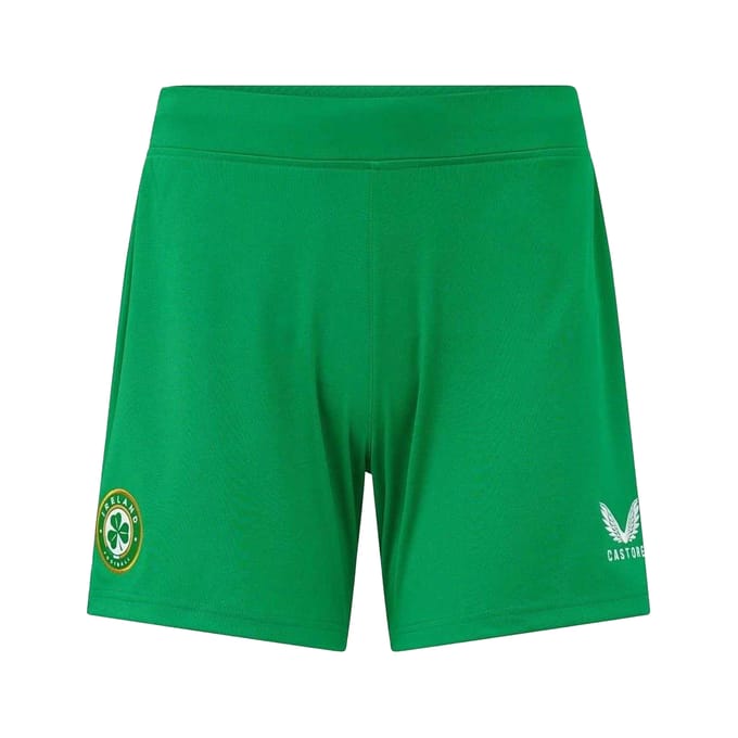 Castore Dames/Dames 2022 Ierland Elastische Voetbalshort (Vrolijk groen)