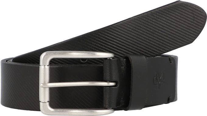 Marc O'Polo Leren Riem Sean Belt W100 Black Zwart