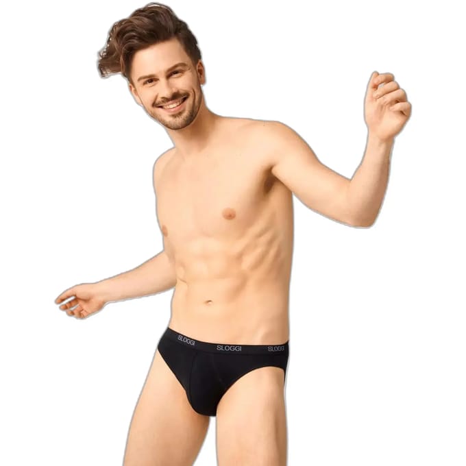 sloggi men Basic Heren Mini slip - Zwart - Maat M