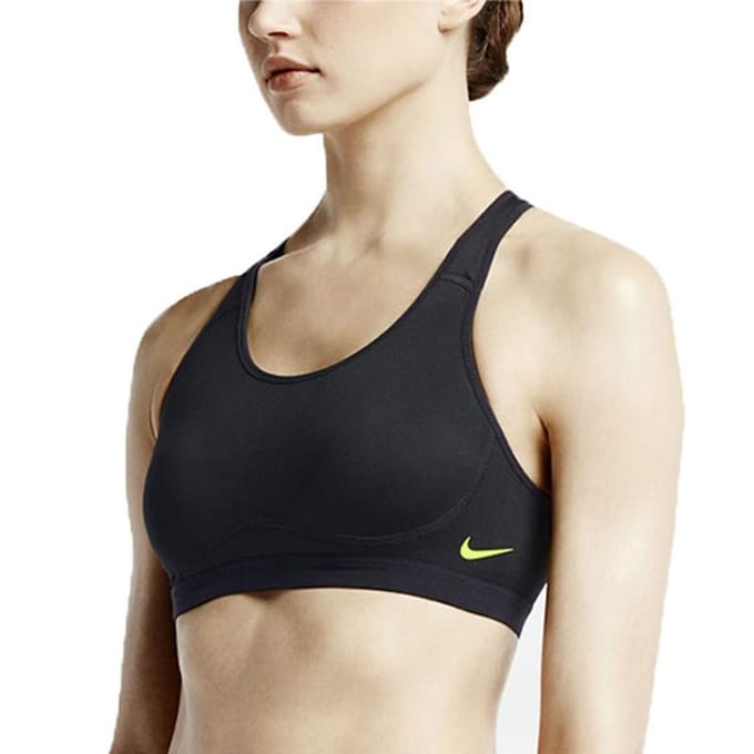 Nike Medium Support Tight Training Tanktop Dames Tops Zwart 620280-010 L black