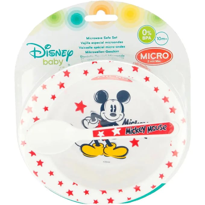 Bord en lepel Disney Mickey