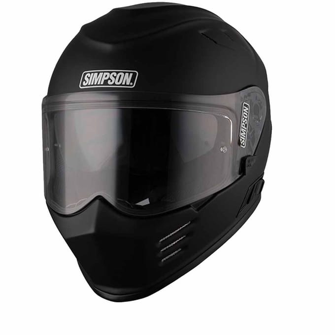 Simpson Venom Mat Zwart ECE22.06 Integraalhelm - Maat XXXL - Helm