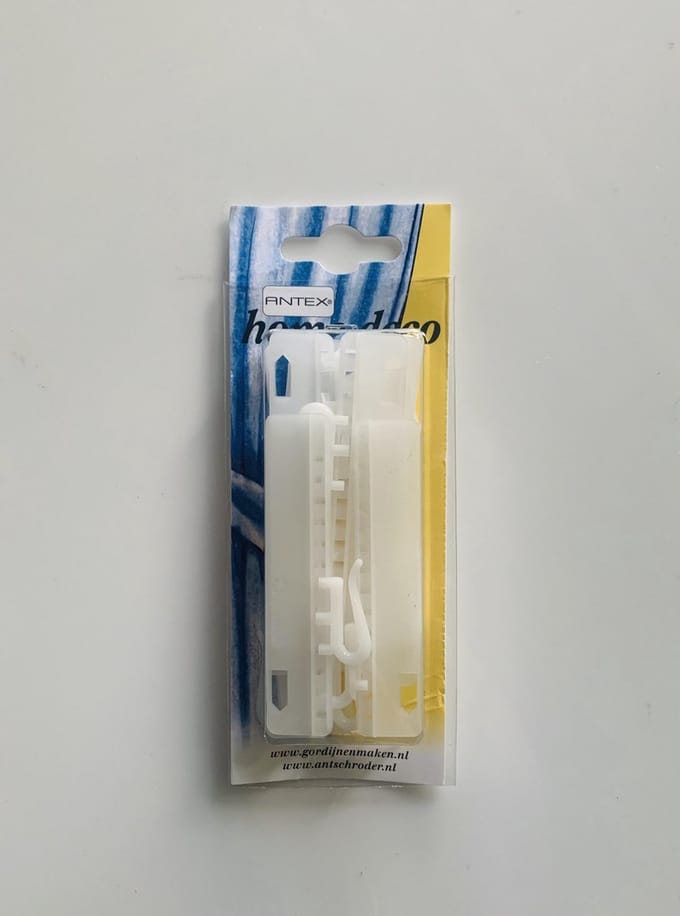 Gordijn Haak - Verstelbare Haak 7,5 cm - 10 stuks