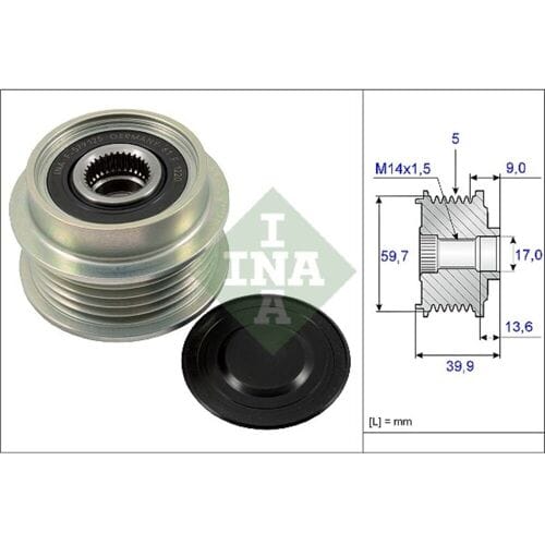 Schaeffler Ina Generator vrijloop INA 535 0199 10