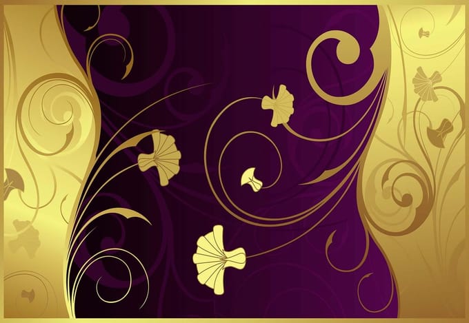 Fotobehang Flowers Abstract | PANORAMIC - 250cm x 104cm | 130g/m2 Vlies