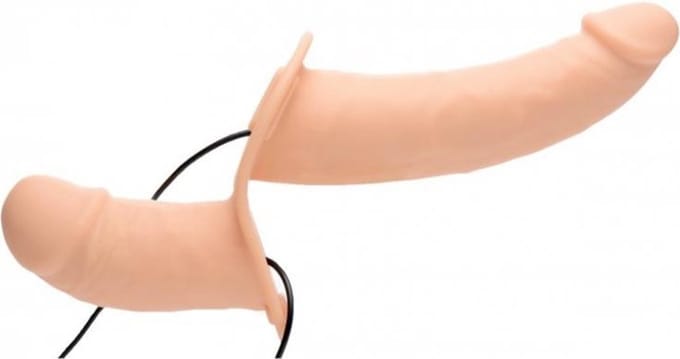 Power Pegger Dubbele Strap-On Vibrator