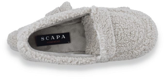 Scapa Dames Pantoffel Piedra | Beige | Maat: 41