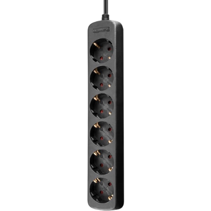 Goobay Stopcontact w. 6 stopcontacten - 5 m