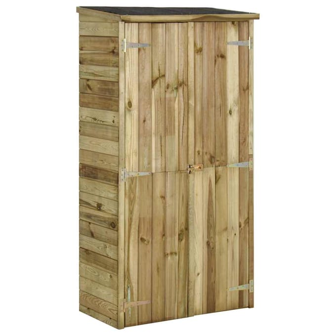 vidaXL - Tuinschuur - 85x48x177 - cm - grenenhout