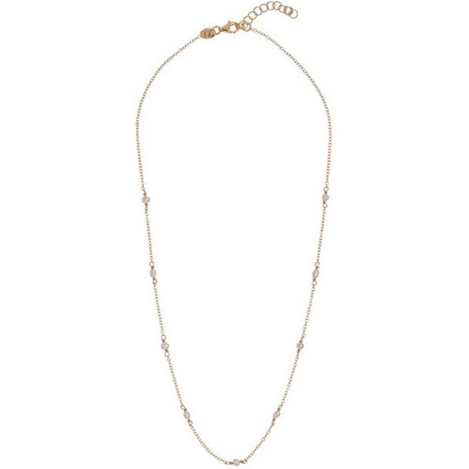 ALISIA AL4419.01.000 GOLD-PLATED KETTING MET PARELS 1 STUK