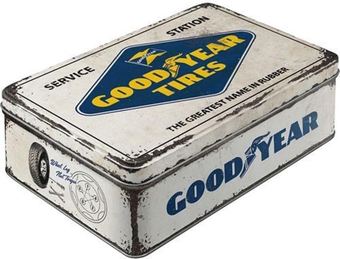 Tin Box Plat - Good Year Tires