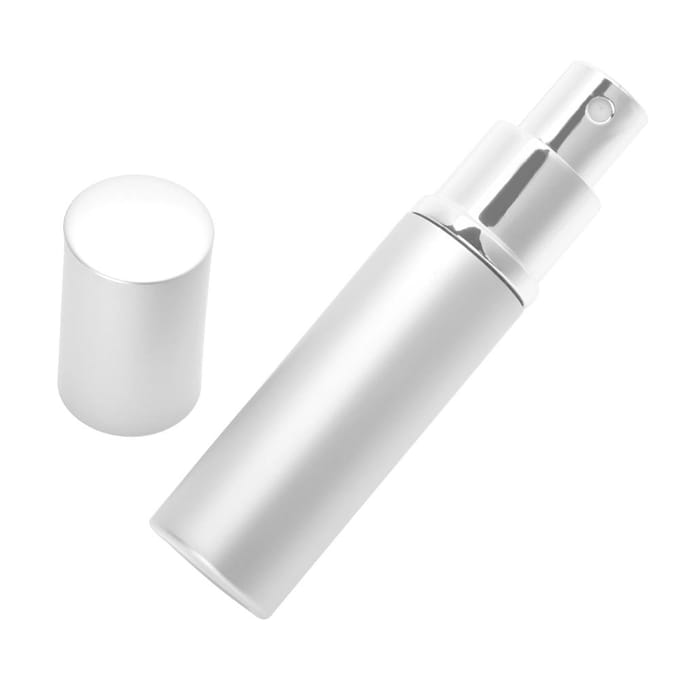 Flacon de parfum rechargeable 10 ml Portable Vide Pompe Lotion Parfum Atomiseur Argent gray