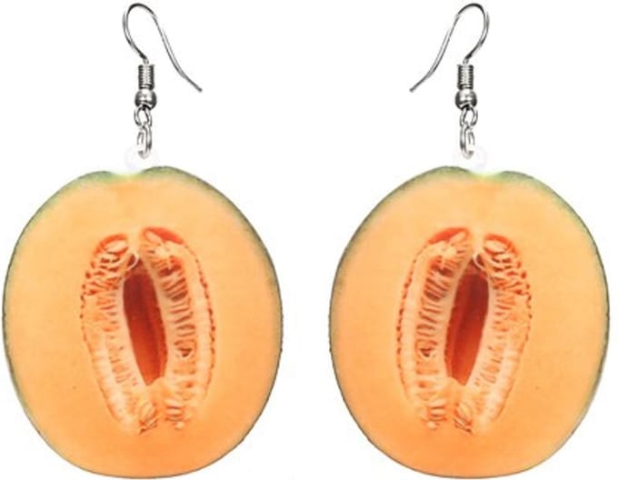 Fako Bijoux® - Oorbellen - Groente & Fruit - Meloen