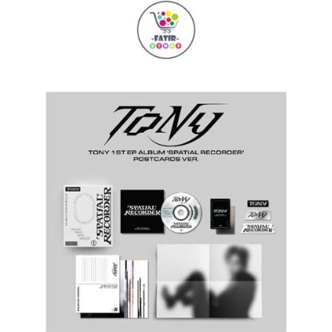 CARTES POSTALES Ver TONY 1er EP Album SPATIAL RECORDER POSTCARDS Ver white