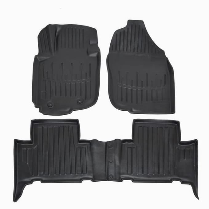 Tapis de sol - SCOUTT - Toyota RAV 4 - Caoutchouc Premium - 3D - Résistant à l'eau noir