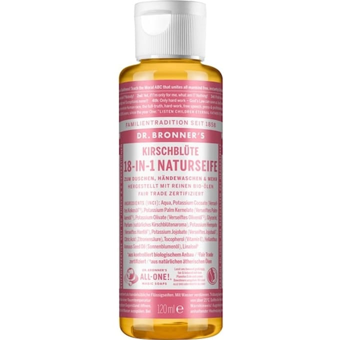Dr. Bronner's Zeep 18-in-1 natuurlijke zeep Vloeibare Dames 120 ml