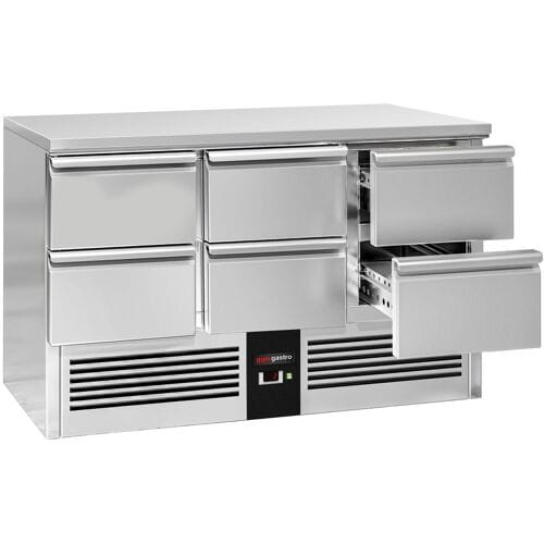 GGM Gastro Kühltisch PREMIUM - 1370x700mm - 6 Schubladen