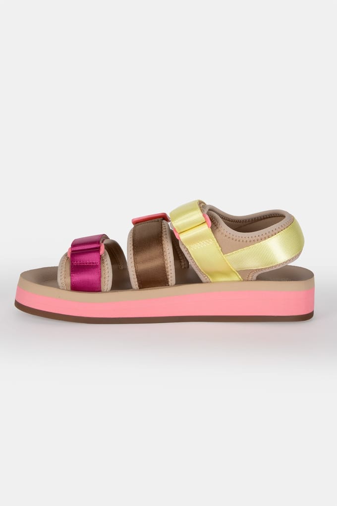 Scotch & Soda Lydia Sport Sandal Sand Multi Talla: 38 | Chancletas Outlet | Mujer | Marrón