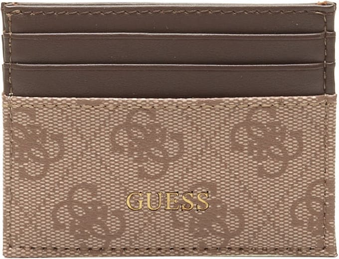 Guess, Vezzola, Leren Kaarthouder, SMVEZLLEA25, Bruin, Unisex